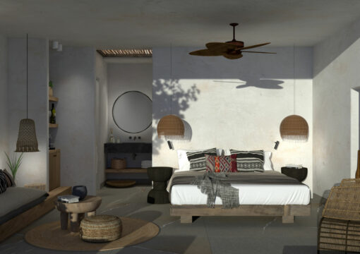 Superior Double Room Sea View with private garden